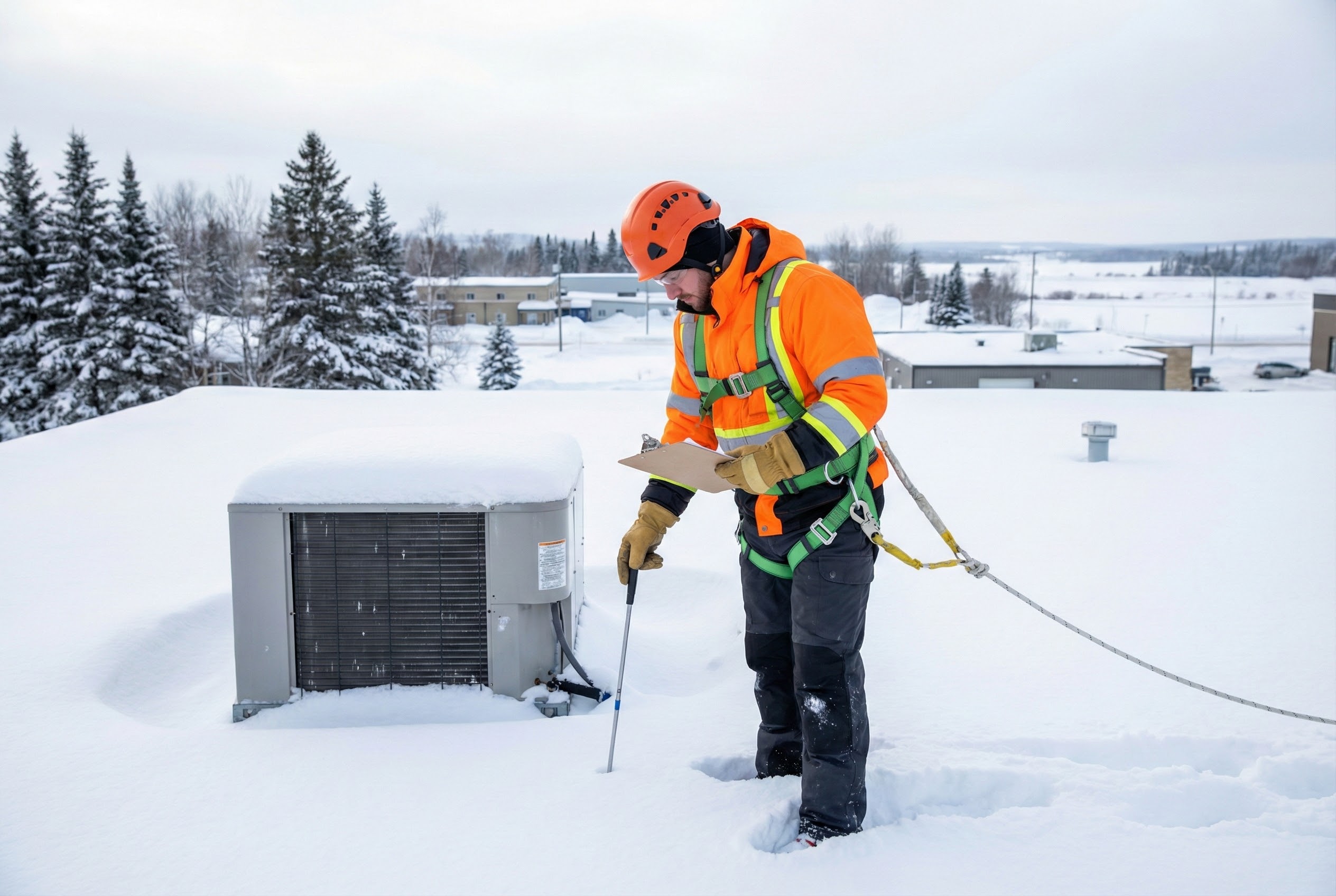 Inspection hivernale toiture